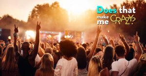 Does That Make Me Crazy: 12-Year-Old at a Festival